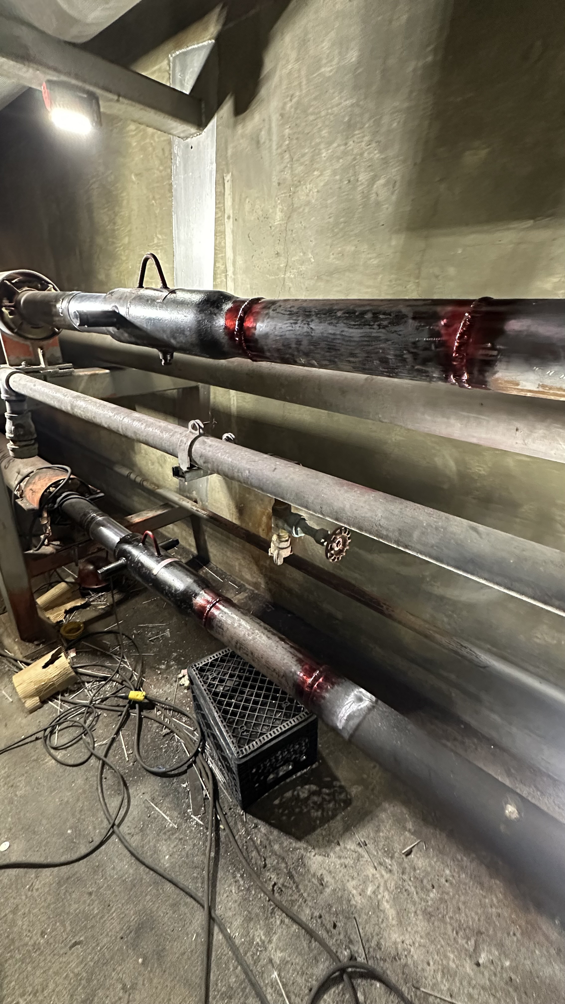 metal pipes